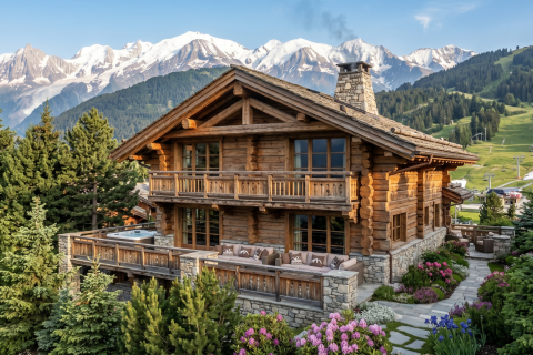 Проект гостевого дома в стиле альпийского шале для Франции – Chalet 2 – 130m2