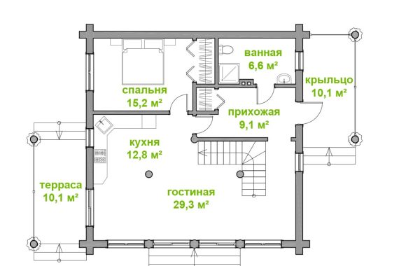dom 113.8m2 plan1